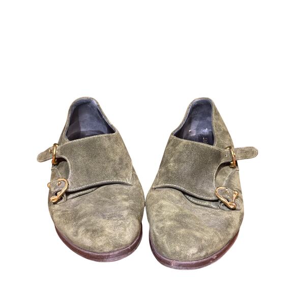 Sarah Flint handmade Italian suede and leather loafers size euro 37 - Picture 3 of 10